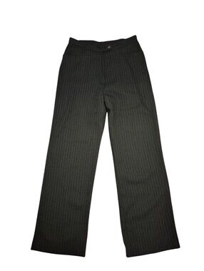 Women's 100% Wool Green Pinstripe Dress Pants